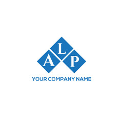 Fototapeta premium LAP letter logo design on white background. LAP creative initials letter logo concept. LAP letter design. 