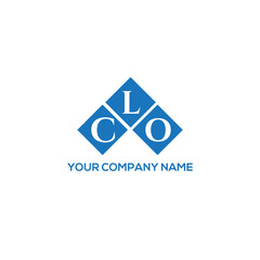 Fototapeta premium LCO letter logo design on white background. LCO creative initials letter logo concept. LCO letter design. 