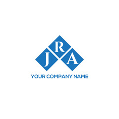 Fototapeta premium RJA letter logo design on white background. RJA creative initials letter logo concept. RJA letter design. 