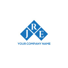 RJE letter logo design on white background. RJE creative initials letter logo concept. RJE letter design.
