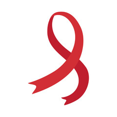 aids day ribbon red