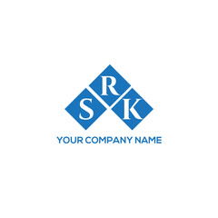 RSK letter logo design on white background. RSK creative initials letter logo concept. RSK letter design.
