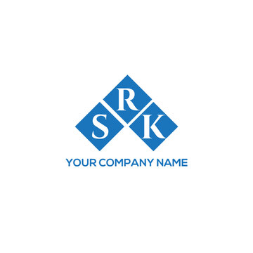 RSK letter logo design on white background. RSK creative initials letter logo concept. RSK letter design.
