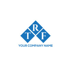 Fototapeta premium RTF letter logo design on white background. RTF creative initials letter logo concept. RTF letter design. 