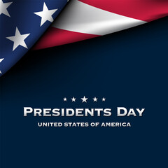 Presidents Day Background Design.