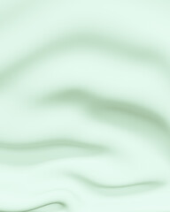 Neutral backgrounds pale green soft green abstract calming flowing ripple folds crushed cube soft tones 3d illustration render digital rendering	