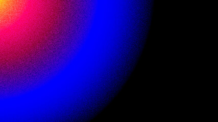 grainy texture noise effect abstract black, blue, yellow and red color gradient background or wallpaper design. use to web banner, banner, book cover or  header poster design.