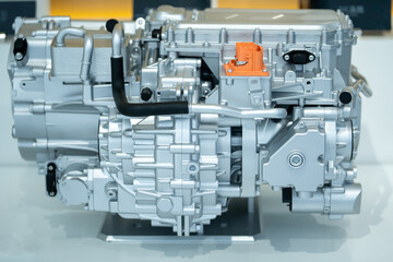 Motor in electric car