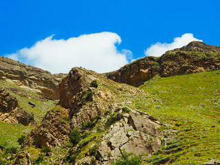 mountain landscape with sky