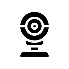 webcam glyph icon
