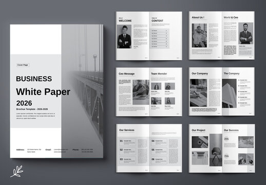 Business White Pepar Layout