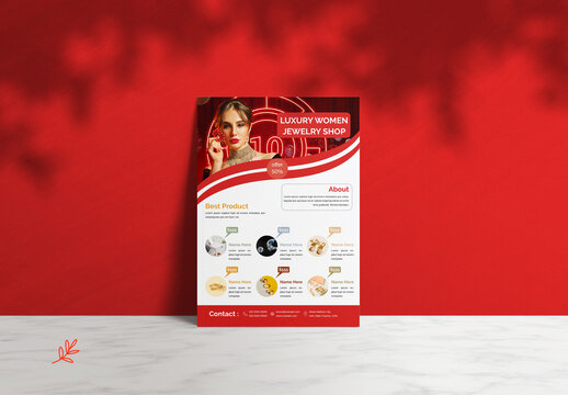 Jewelry Flyer Layout