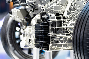 Fototapeta premium engine in car