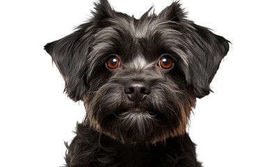 Affenpinscher Dog Loyal Companion Isolated on a Transparent Background PNG