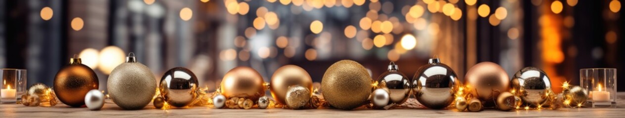 Bright festive banner, New Year background, website design