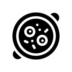 chili con carne glyph icon