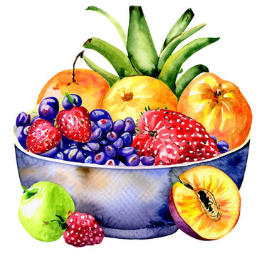 Misa z owocami