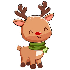 reindeer with nose