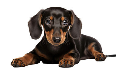 Dachshund Loyal Dog Isolated on a Transparent Background PNG
