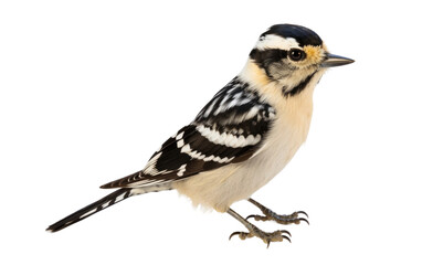 Downy Woodpecker Bird Isolated on a Transparent Background PNG