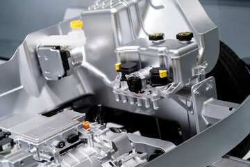 motor in electric car 