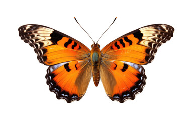 Painted Lady Butterfly Graceful Migrator Isolated on a Transparent Background PNG