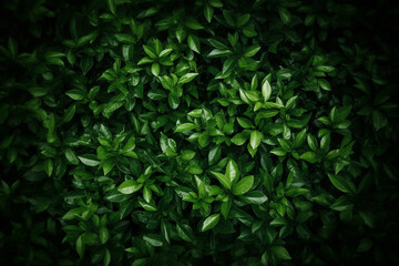 green leaves background