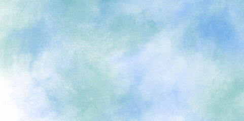 Sky blue abstract watercolor background, Watercolor shading brush background Texture with tie dye effect. - obrazy, fototapety, plakaty