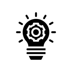 innovation glyph icon