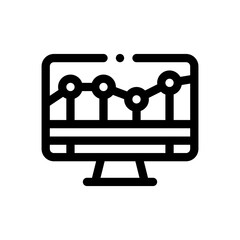 monitoring line icon