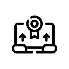 ribbon line icon