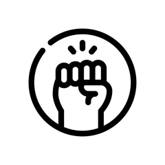 leadership line icon