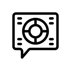 analytics line icon