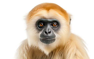 Gibbon Tropical Forests Monkey Isolated on a Transparent Background PNG