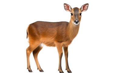 Gongshan Muntjac Deer Isolated on a Transparent Background PNG