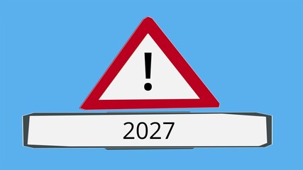 Jahr 2027 Symbolbild