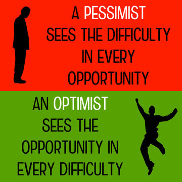 optimist pessimist