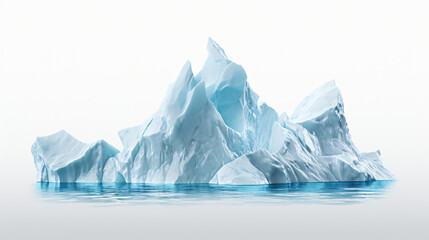 Iceberg isolated on white background