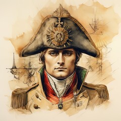 Dessin de Napoléon Bonaparte