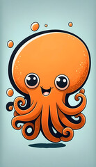 Cartoon Octopus Cute