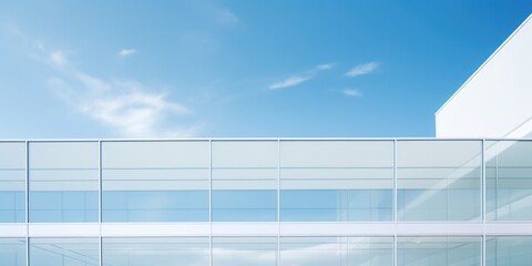 Fototapeta na wymiar architectural detail of modern glass building. 