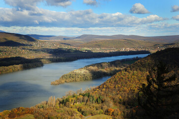 A scenic view of the Danube River, Hungary