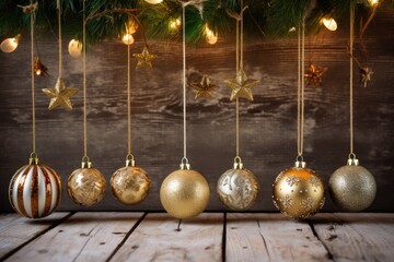 decorative christmas balls. christmas background theme. 