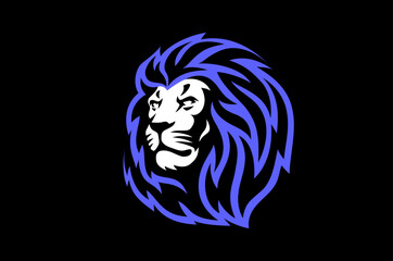 Obraz premium Head of Pride, Strong Lion Illustration