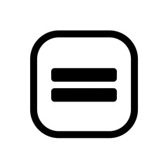 Equal Sign icon 