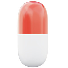 Medical capsules pills 3d illustration
