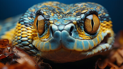 Fototapeta premium close up of a lizard HD 8K wallpaper Stock Photographic Image 