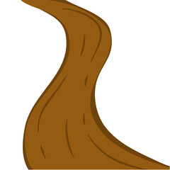 Dirt Road Illustration 