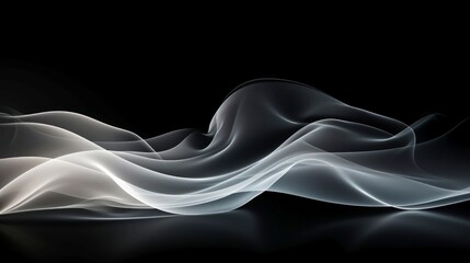 White wave abstract background wallpaper