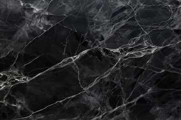 black marble surface texture background illustration. Created with Generative AI	
